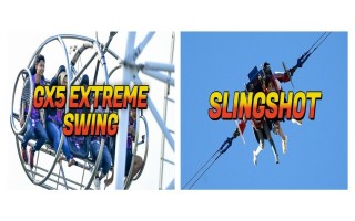 Slingshot Singapore tại Clarke Quay: “Chạm bầu trời” trong vài chục giây