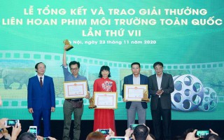 Trao giải liên hoan phim môi trường toàn quốc 2020