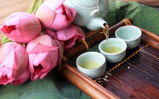 Quận Tây Hồ xây dựng không gian thưởng thức trà sen
