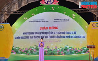 Chương trình nghệ thuật “Vang mãi câu ca Xứ Nghệ" giữa lòng Hà Nội