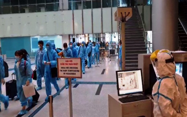 Đà Nẵng, Quảng Nam tiếp nhận, cách ly gần 500 công dân về từ Hàn Quốc