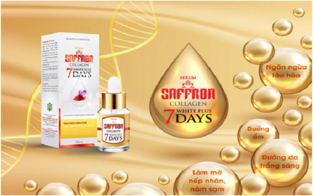 Tự tin lưu giữ hạnh phúc cùng Serum saffron collagen white plus 7 days