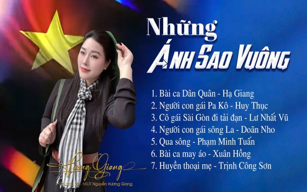 NSƯT Hương Giang làm mới ca khúc về chủ đề “Những Ánh Sao Vuông”