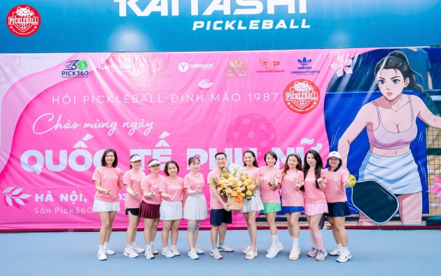 Tinh thần Đinh Mão 1987: Rực cháy đam mê và sức sống phái đẹp tại giải Pickleball chào mừng 8/3